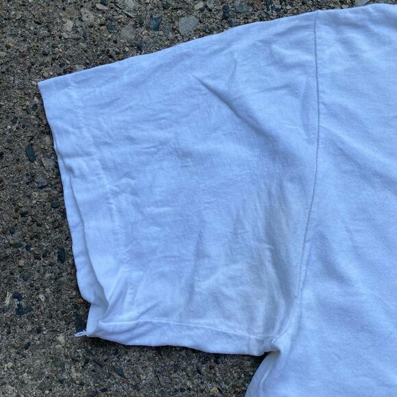 Vintage 80s Three Stooges Cow Animal Graphic T Shirt - Picture 7 of 8